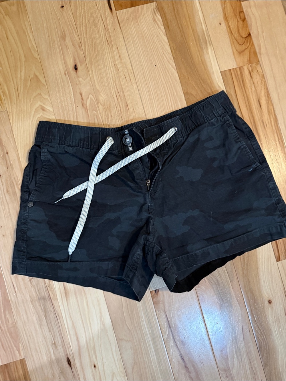 Vuori Black Camo Ripstop Shorts